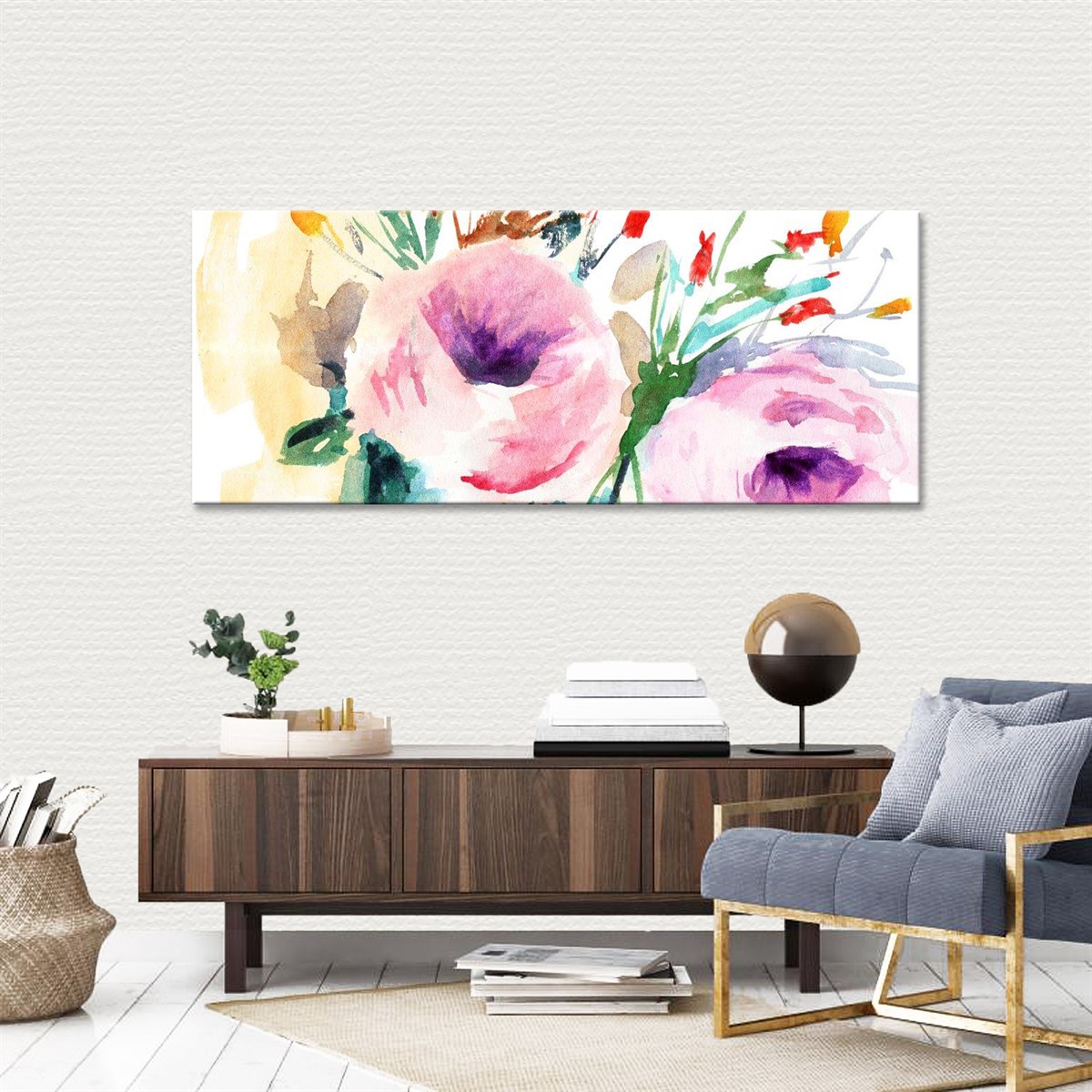 Yaz Çiçekleri - Kanvas TabloKanvas Soyut TablolarTablolife.com