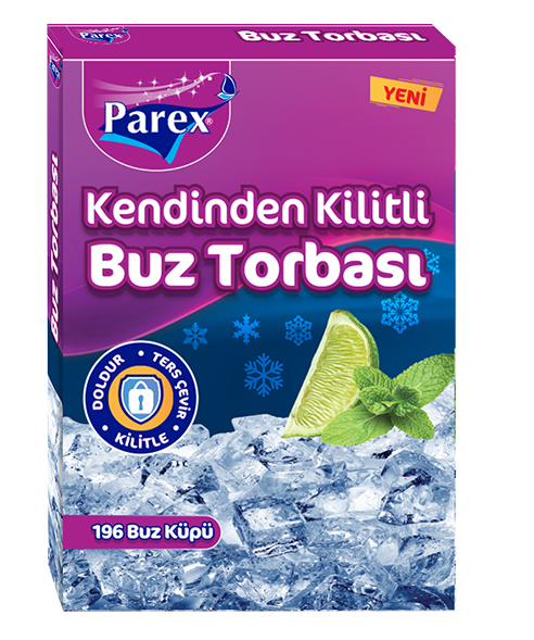 Parex Kendinden Kilitli Buz Torbası