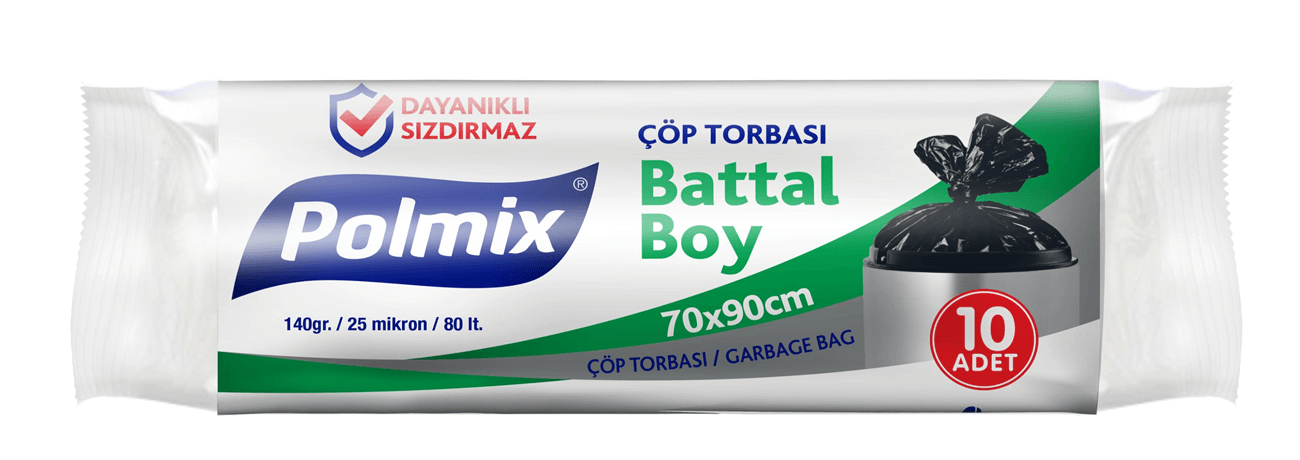 Polmixçöp Torbası Battal 70X90 140 Gr