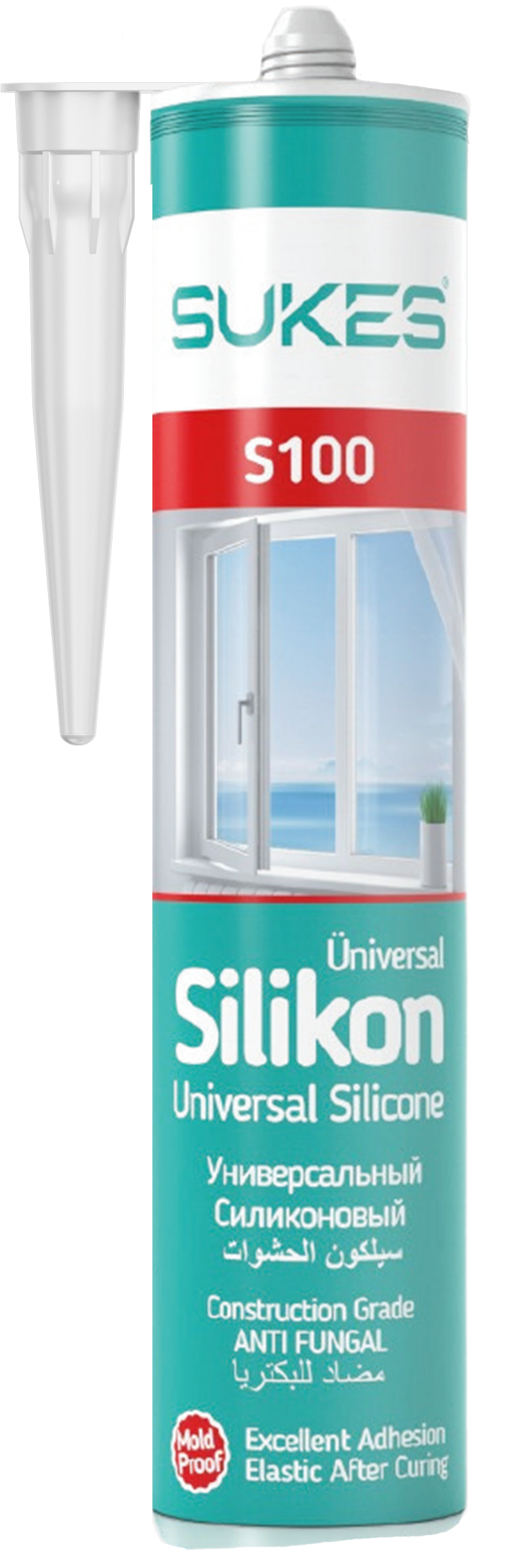 Sukes Üniversal Silikon Şeffaf 280 Gr