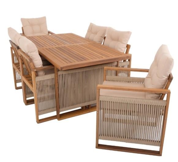 Gardenya Lorenzo 90X170 6 Lı Masalı Takım