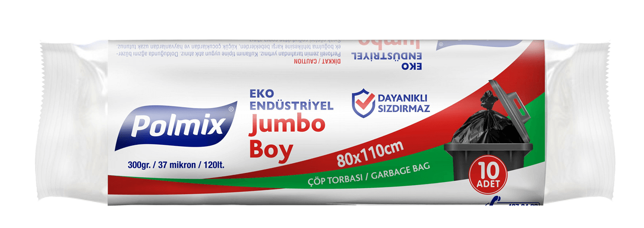Polmix Çöp Torbası Eko End Jumbo 80X110 Cm 300 Gr