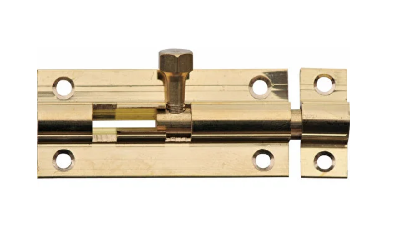 Canex Pirinç Sürgü 10 Cm Sarı