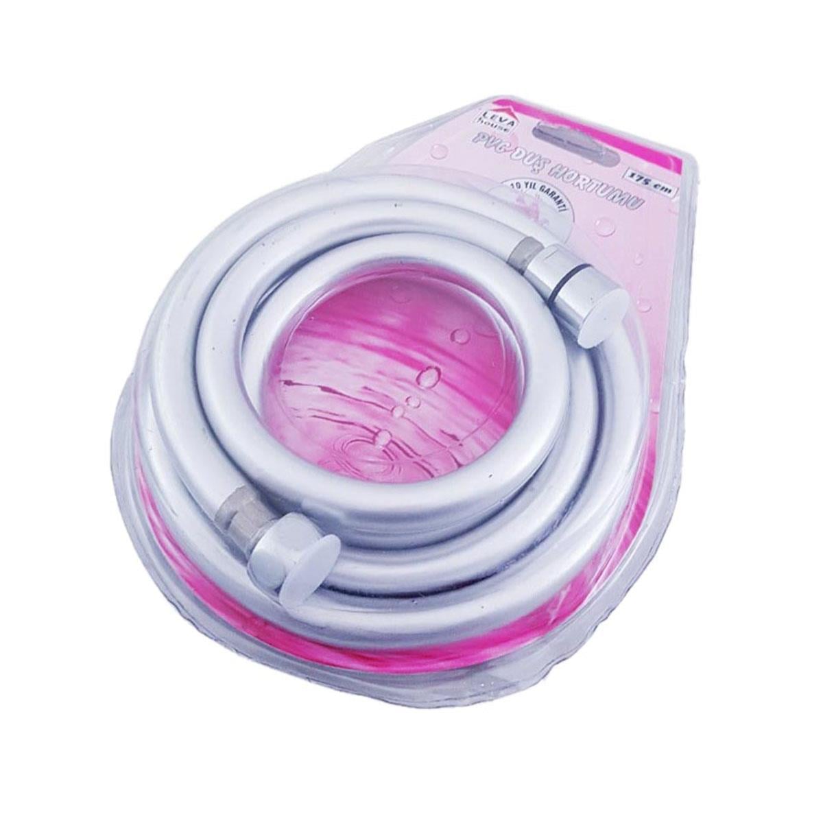 Leva Duş Hortumu Plastik Gümüş Gri 1,5Mt Blister