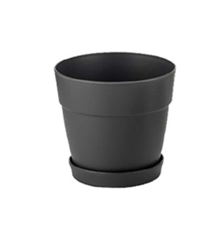 Poliwork Manolya Saksı 10 Cm Antrasit