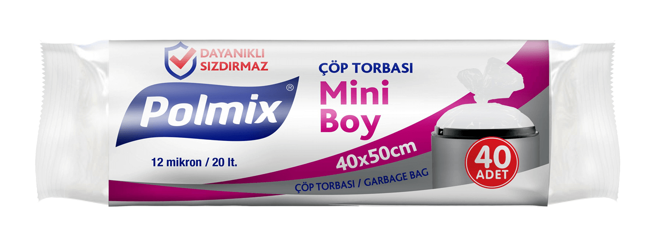 Polmix Çöp Torbası Mini Boy 40X50 Cm