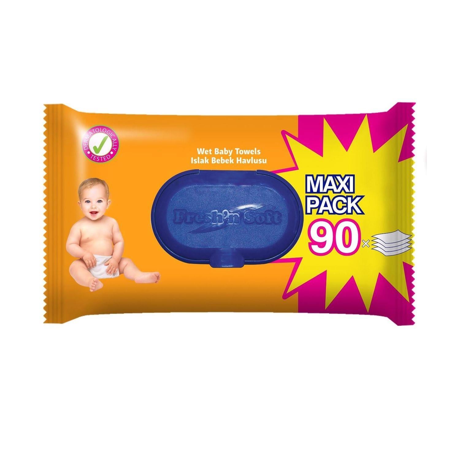 Freshn Soft Islak Bebek Havlusu 90 Lı