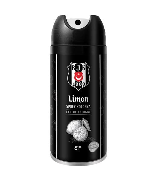 Autokit Beşiktaş Sprey Limon Kolonyası 150 Ml