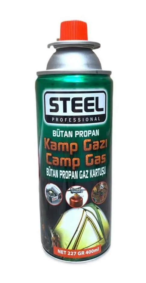 Steel Kamp Gazı 227 Gr Büton Propan
