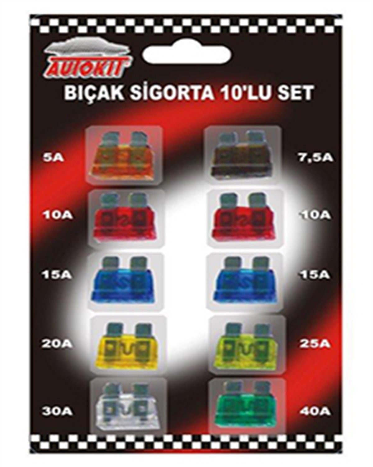 BIÇAK SİGORTA 10 LU SET İTHAL