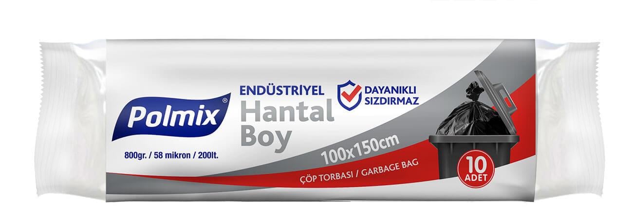 Polmix Çöp Torbası Endüstriyel Hantal 100X150 Cm 800 Gr
