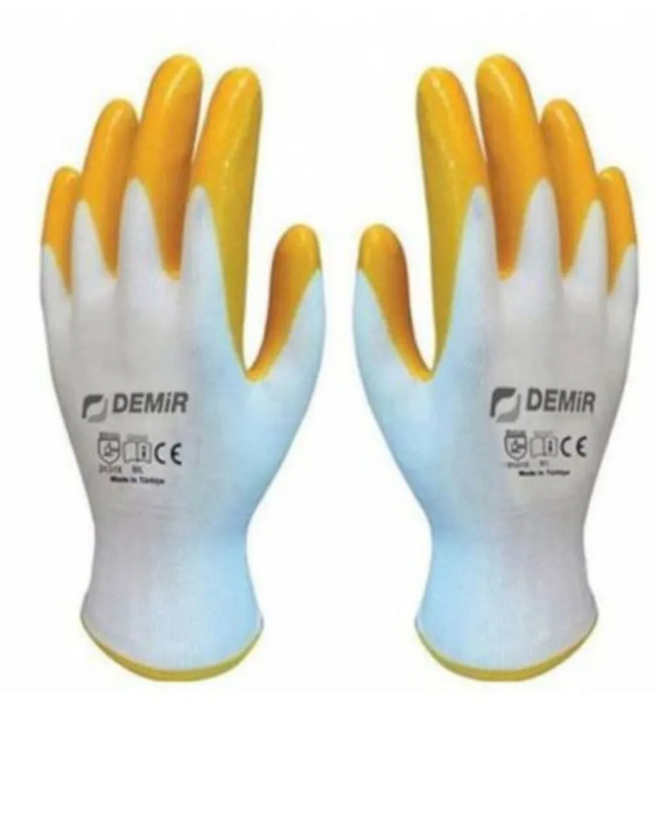 Demir İş Eldiveni Sarı No:10 Xl