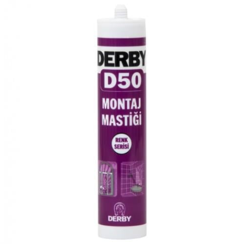 Derby D50 Montaj Mastiği Siyah 500G