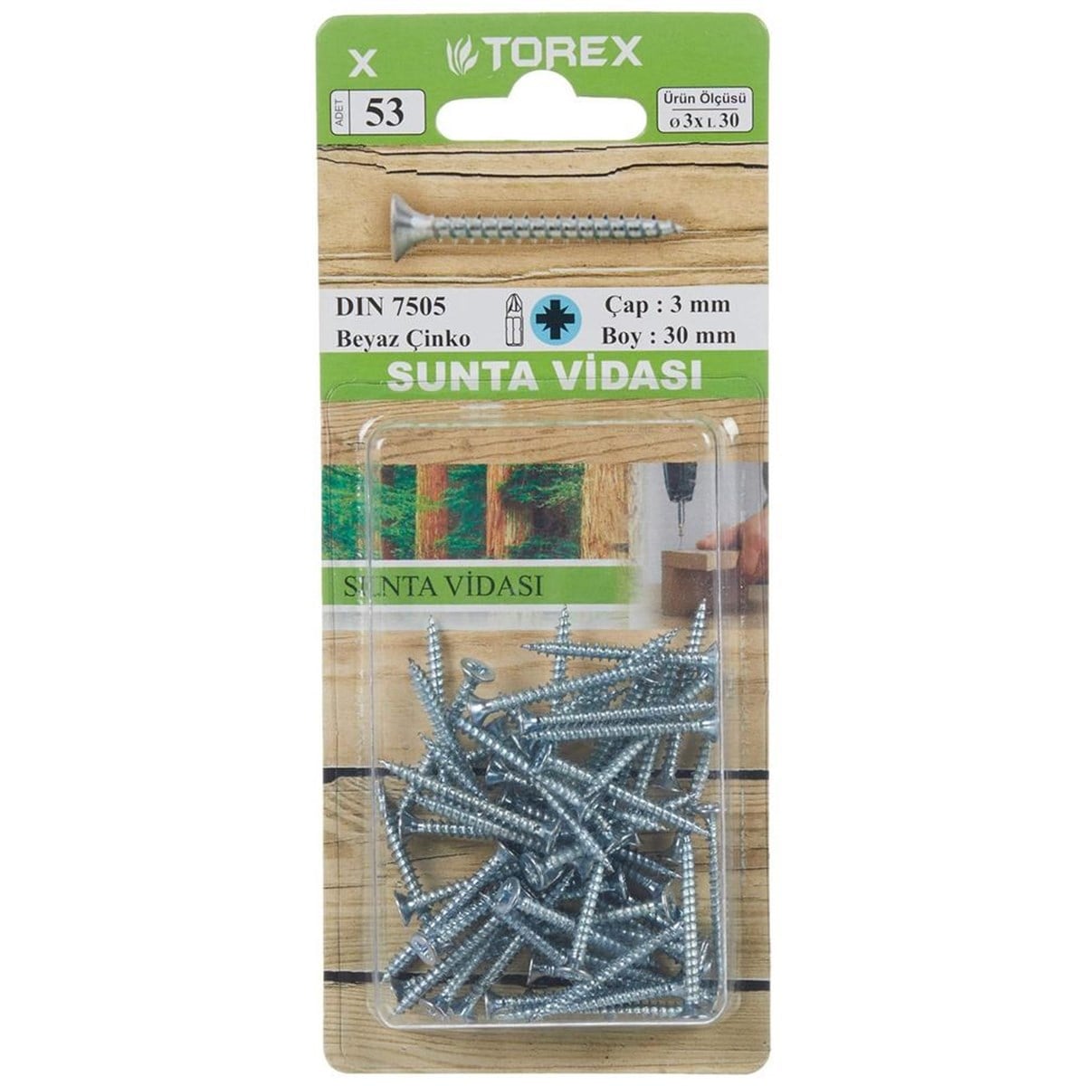 DIN 7505 5X40  SUNTA VİDASI