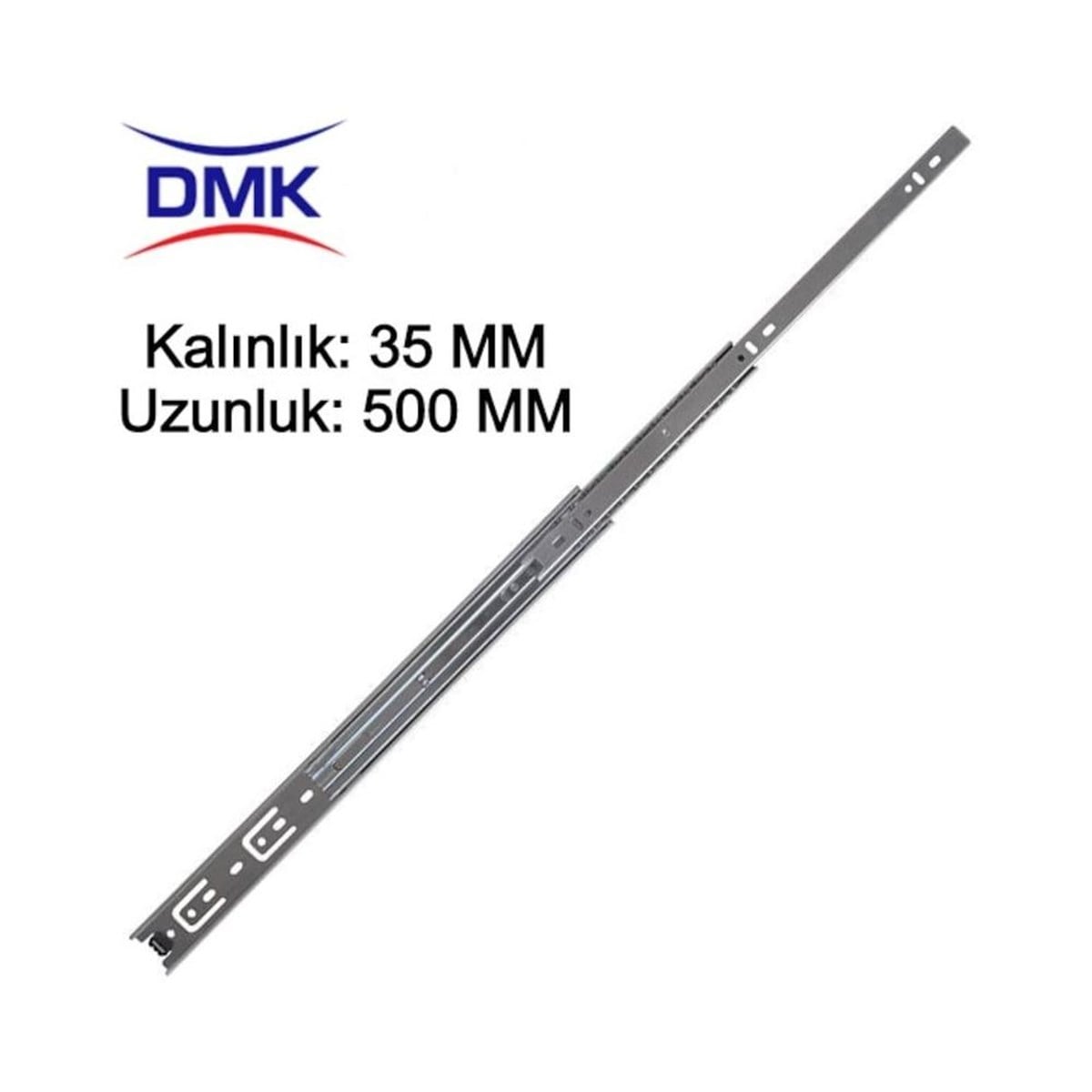 DMK TELESKOPİK ÇEKMECE RAYI 35X500 MM