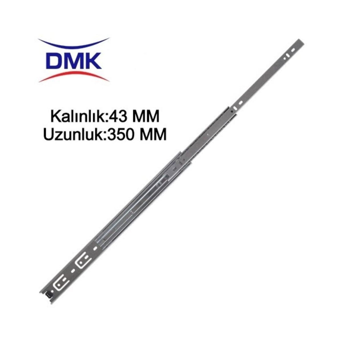 DMK TELESKOPİK ÇEKMECE RAYI 43X350 MM
