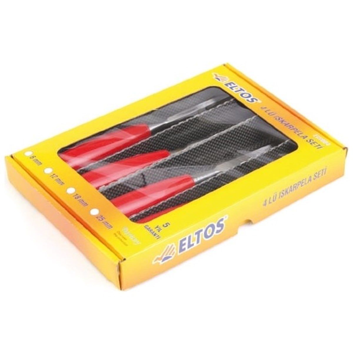 ELTOS 4'LÜ ISKARPELA SETİ