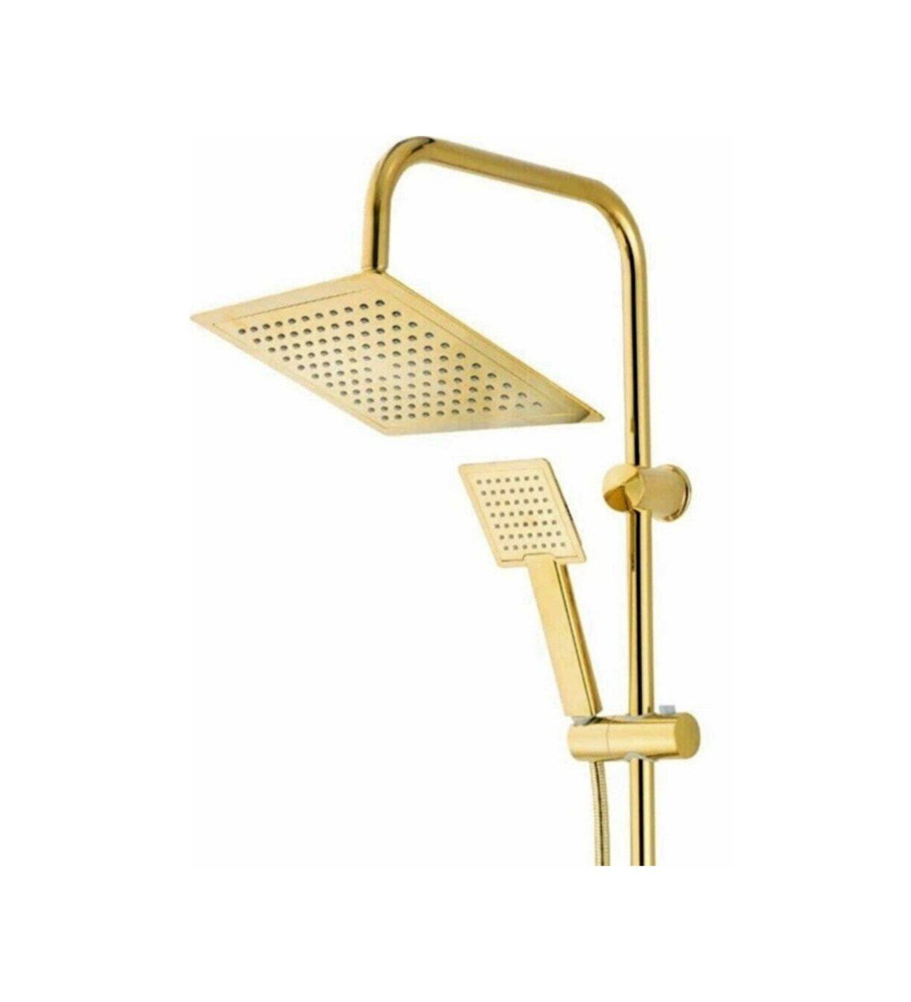 Erol Corner Tepe Duş Seti Altın Kare