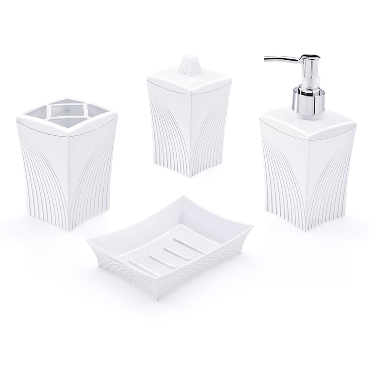 FLORA DİVA BANYO SETİ 4 PARÇA