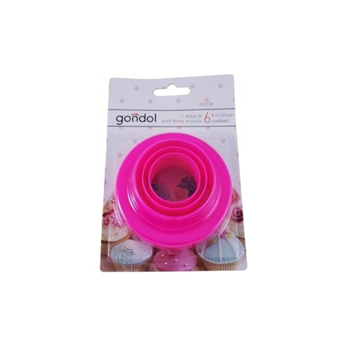 GONDOL KURABİYE KALIBI YUVARLAK