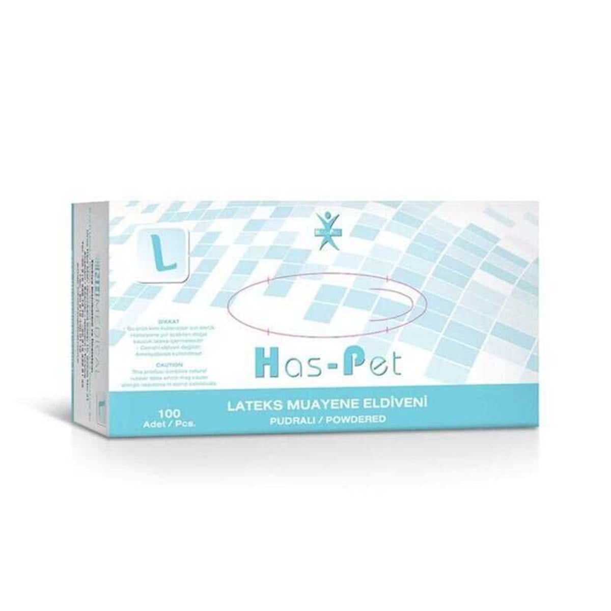 HAS-PET LATEKS MUAYNE ELDİVENİ L PUDRALI