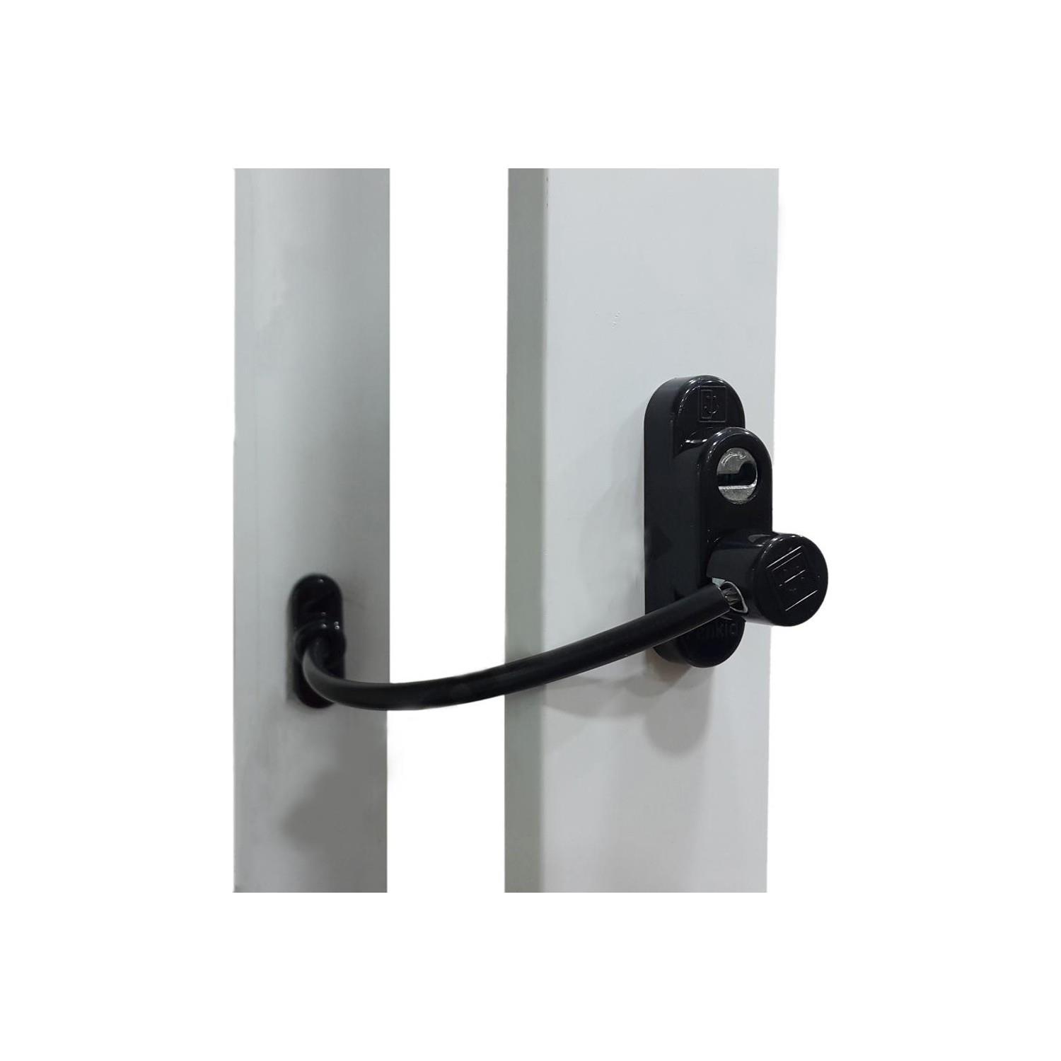 Kupa Çelik Halatlı Emniyet Kilidi Siyah