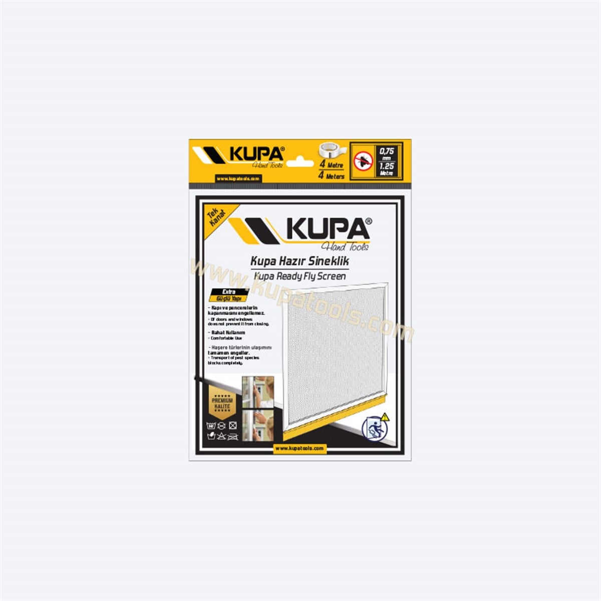 KUPA HAZIR SİNEKLİK 70X125 TEK KANAT