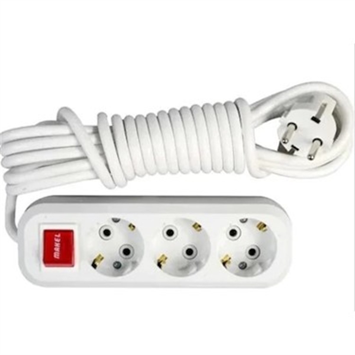 MAKEL 3'LÜ GRUP PRİZ KABLOLU 5 MT