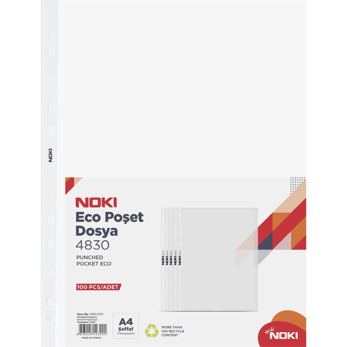 NOKİ POŞET DOSYA ECO 100LÜ