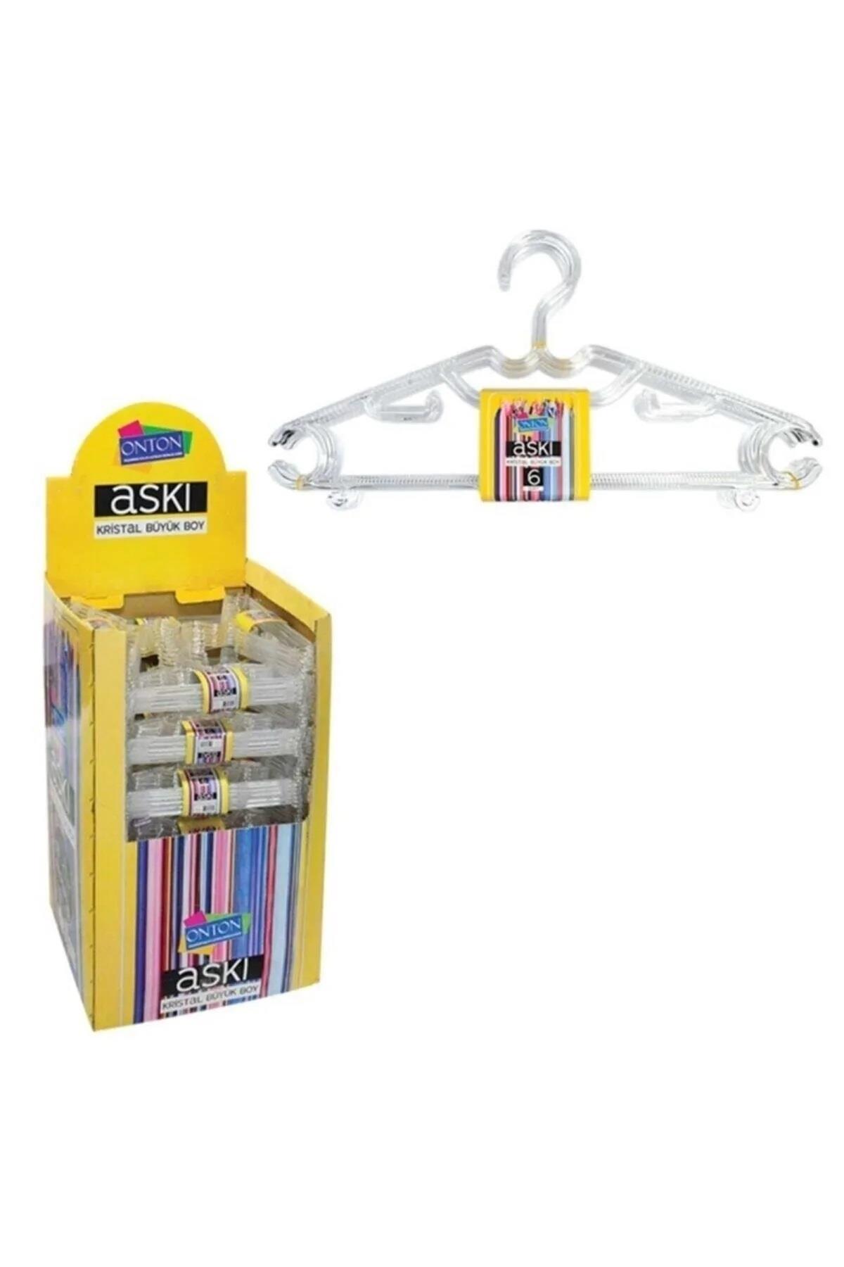 Onton Hitit6 Lı Büyük Boy Elbise Askısı