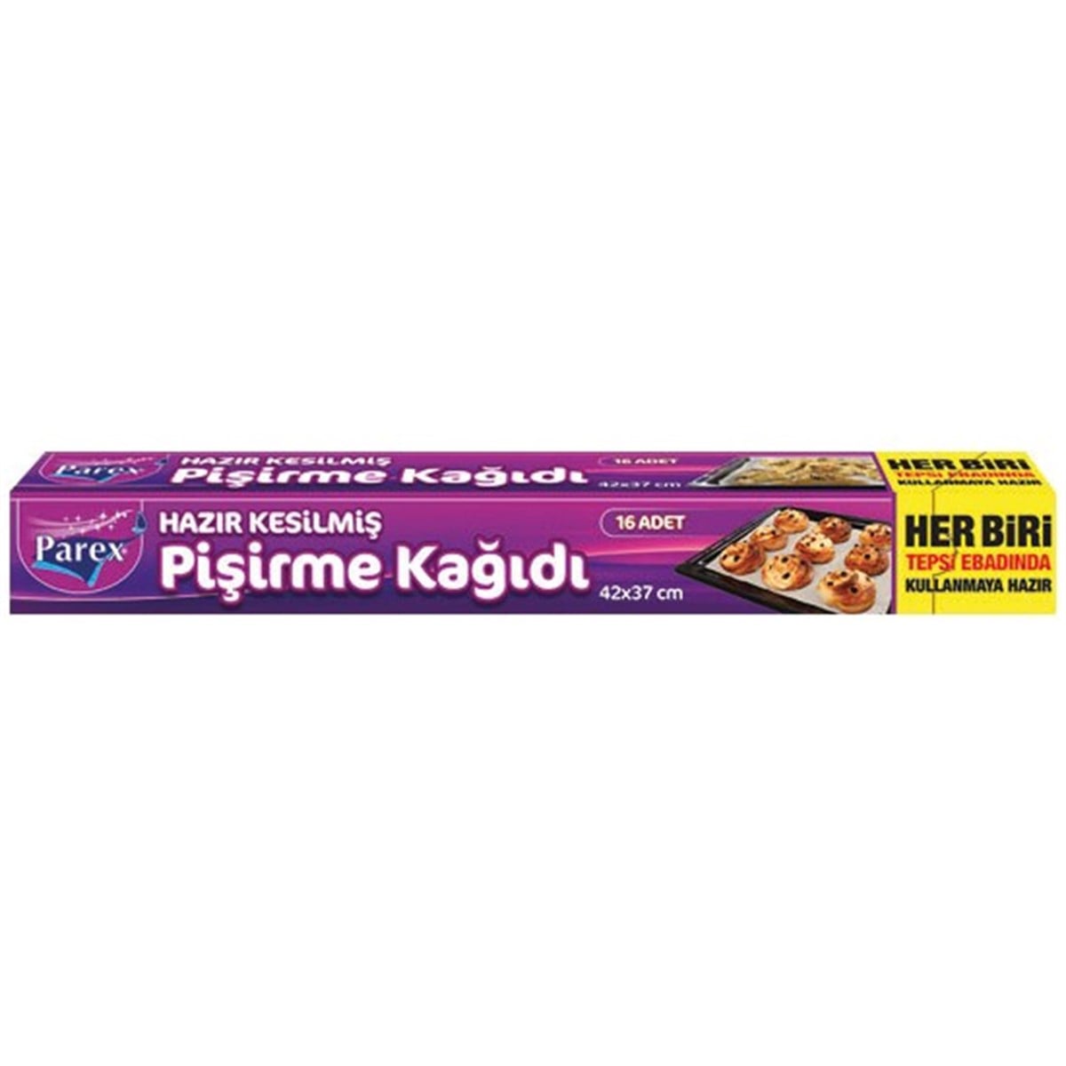 PAREX HAZIR KESİLMİŞ PİŞİRME KAĞIDI 16 LI