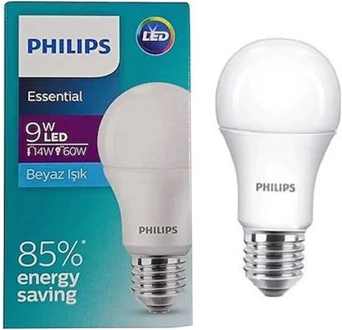 PHİLİPS LED AMPUL 9W E27 BEYAZ