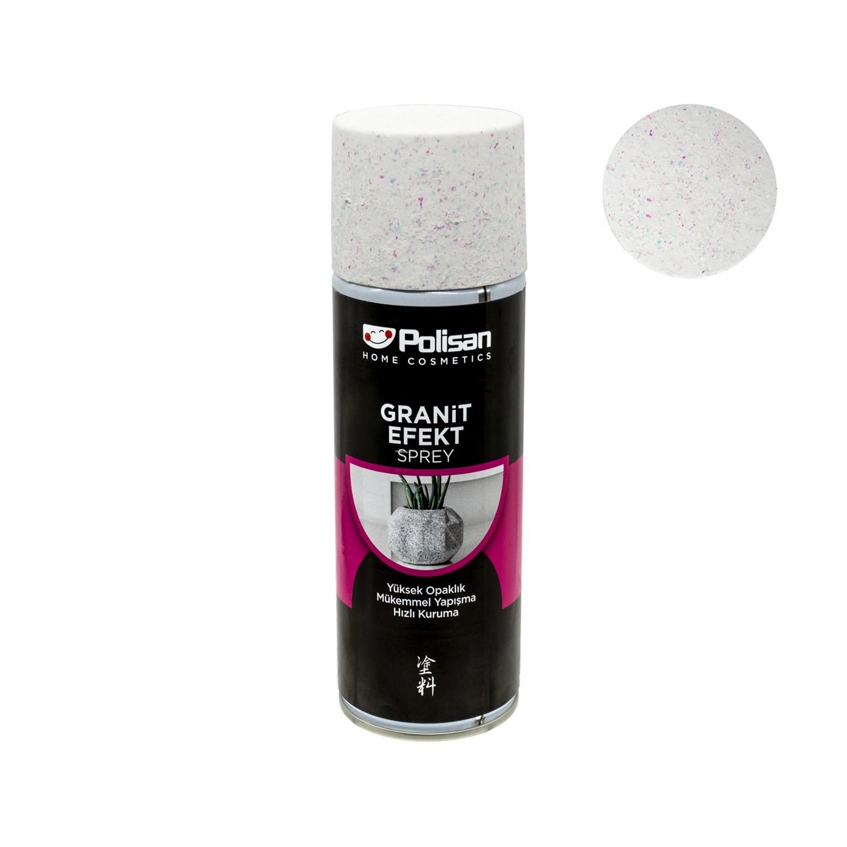 Polisan Granit Efekt Sprey Beyaz 400 Ml