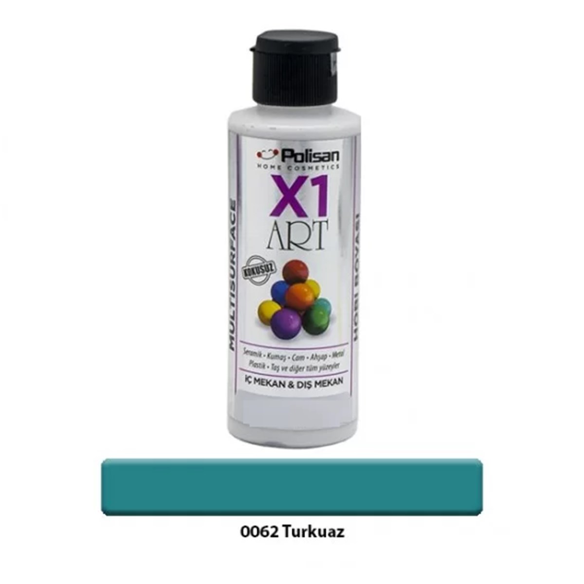 POLİSAN X1 ART MULTISURFACE TURKUAZ 120 ML