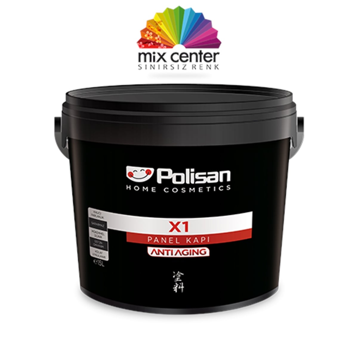 POLİSAN X1 PANEL KAPI BOYASI 2,5 LT BEYAZ