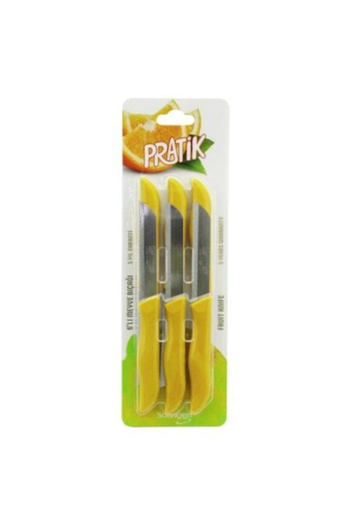 Pratik Plastik Sap 6 Lı Meyve Bıçağı Set