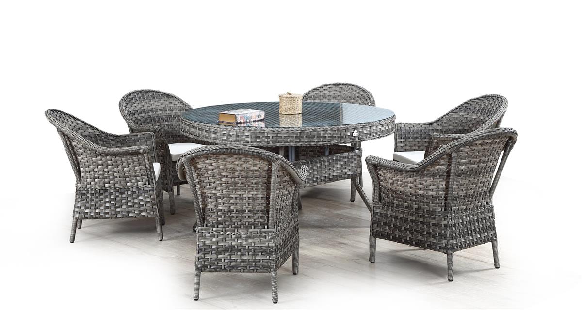 Rattan Nova 140 Çap Masalı Takım