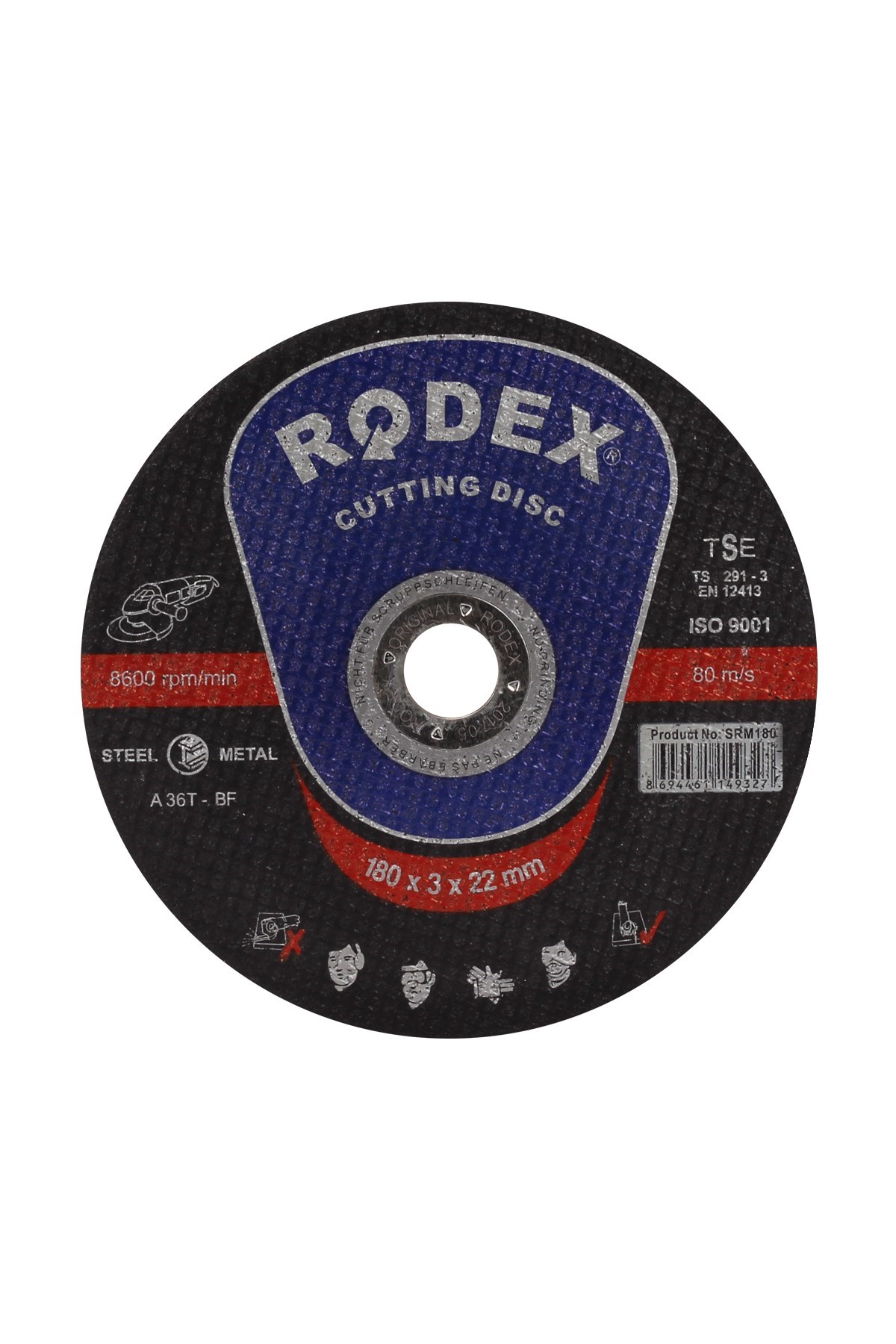 RODEX SRM180 METAL KESİCİ 180X2.5MM