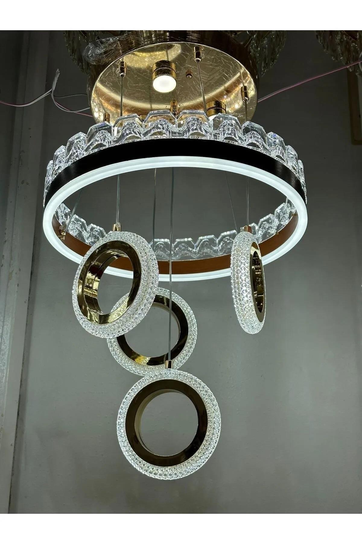 Senfoni Led 4'Lü Wilson Sarkıt Dikdörtgen Beyaz Çift Renk