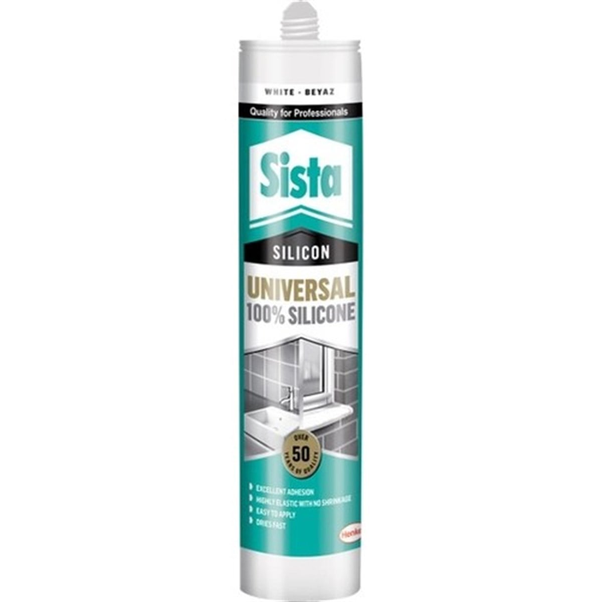 SİSTA ÜNİVERSAL SİLİKON BEYAZ 280 ML