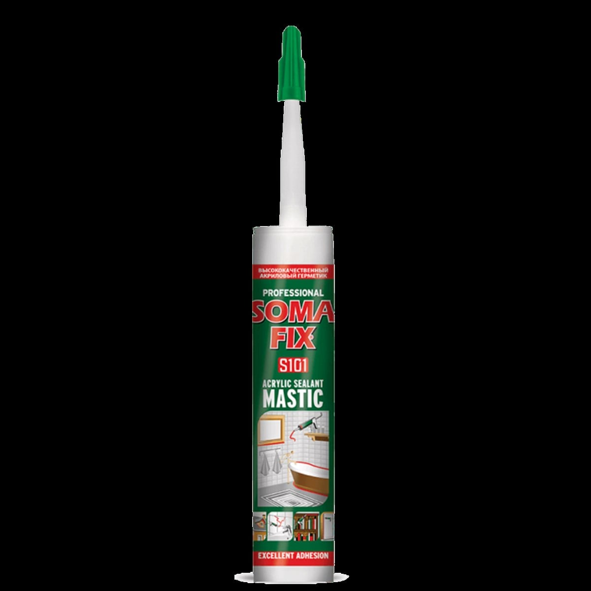 SOMAFİX AKRİLİK MASTİK BEYAZ 450 GR