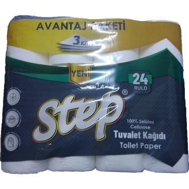 Step Tuvalet Kağıdı 3 Katlı 24'Lü