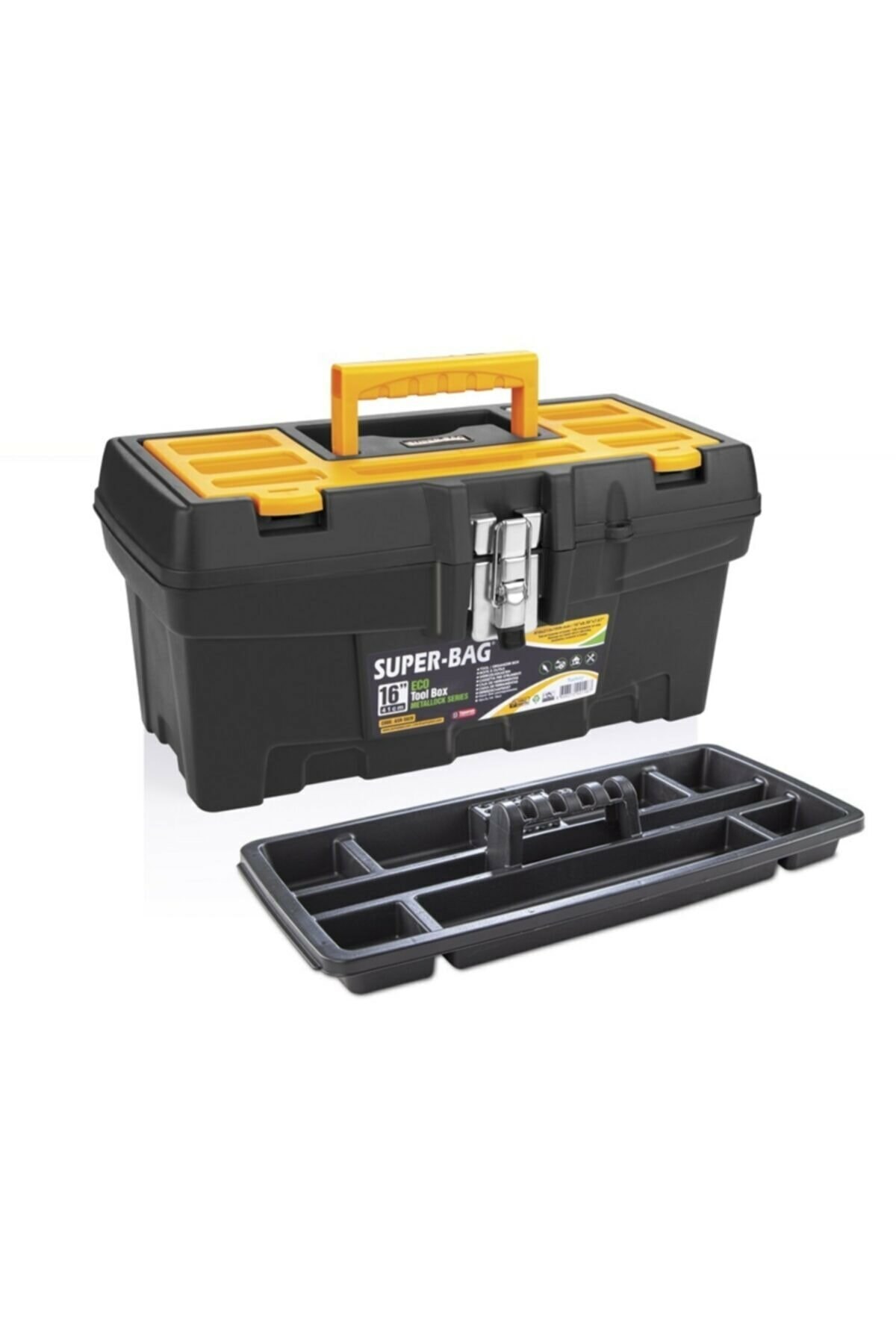 SUPER-BAG 5028 METAL KİLİTLİ TAKIM ÇANTASI 16'' EKO