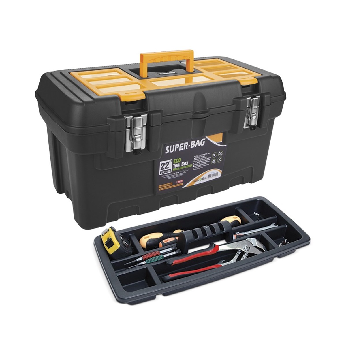 SUPER-BAG 5030 METAL KİLİTLİ TAKIM ÇANTASI 22'' EKO