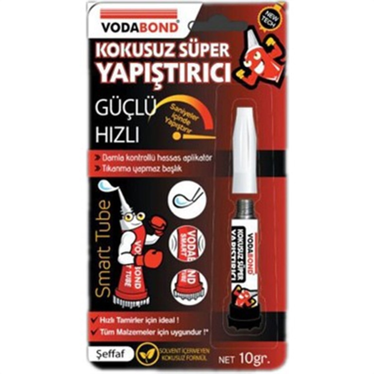 VODABOND KOKUSUZ SÜPER YAPIŞTIRICI 10 GR ŞEFFAF