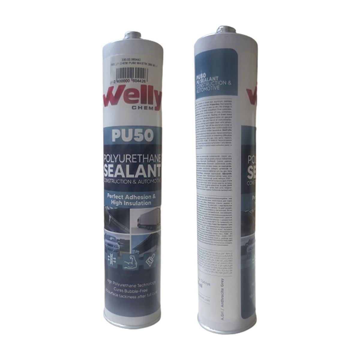 Welly Chem Pu50 Mastik 280 Ml Antrasit