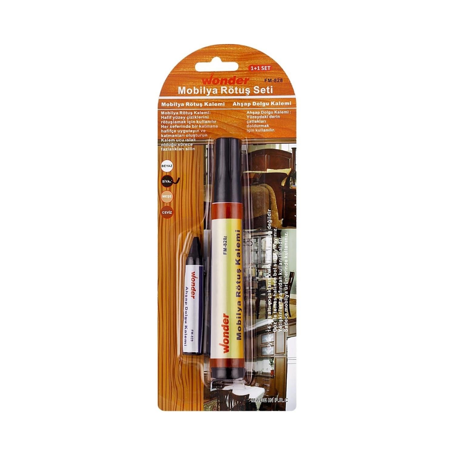 Wonder Mobilya Rütuş Seti Siyah