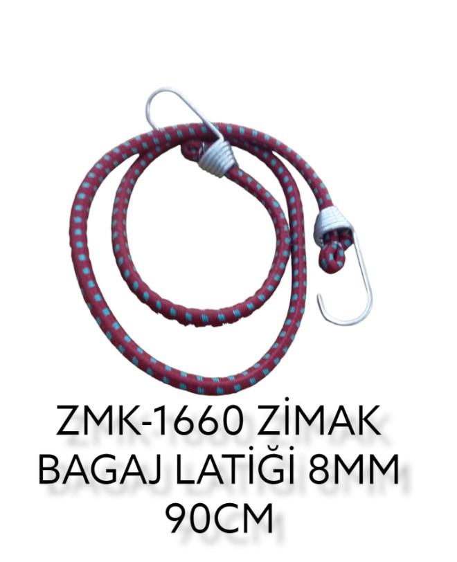 Zimak Bagaj Lastik 8Mm*90Cm Yassı
