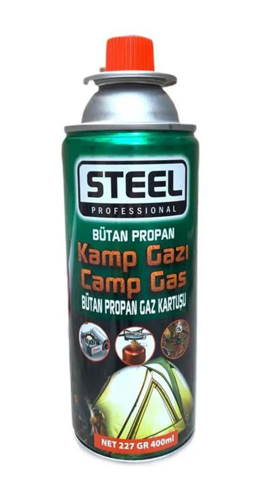 Steel Kamp Gazı 227 Gr Büton Propan