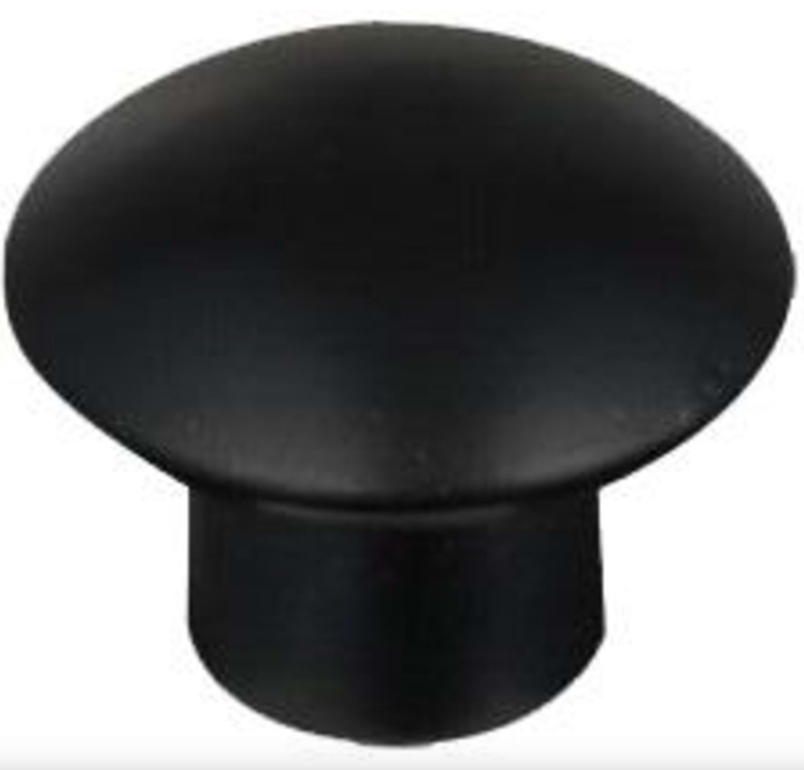 As Mantar Düğme Siyah